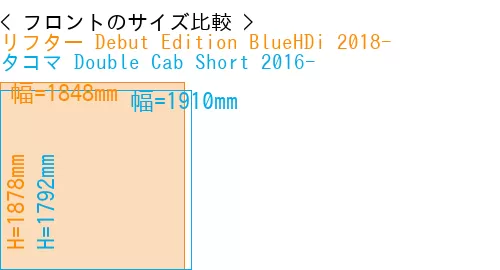 #リフター Debut Edition BlueHDi 2018- + タコマ Double Cab Short 2016-